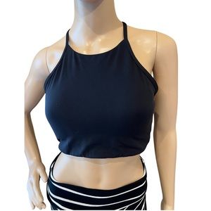 CRZ YOGA Butterluxe Womens High Neck Y Back Sports Bra